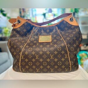LOUIS VUITTON Authentic Monogram Canvas ‘Galliera’ GM Large Tote Handbag Vintage